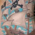 Fantasie Galeone tattoo von Jon Dredd