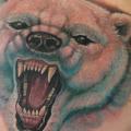 tatuaje Realista Oso por Jon Dredd