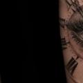 Arm Clock Eye tattoo by Belly Button Tattoo Shop