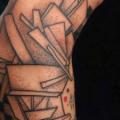 Arm Geometrisch tattoo von Belly Button Tattoo Shop