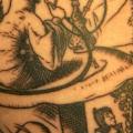 tatuaje Alice Wonderland Dibujar por Lucky Draw Tattoos