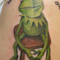 Shoulder Fantasy Character Frog tattoo by Lucky Draw Tattoos