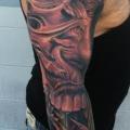 Arm Fantasy tattoo by Mike DeVries Tattoos