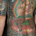 tatuaggio Buddha Schiena Sedere di NY Adorned