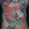 Japanische Rücken Po tattoo von NY Adorned