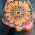 Flower Hand tattoo by Obscurities Tattoo