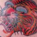 Japanische Nacken Tiger tattoo von Obscurities Tattoo