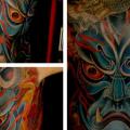Japanese Back Dragon Demon tattoo by Ethno Tattoo