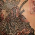 Japanische Rücken Samurai tattoo von Ethno Tattoo
