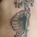 Side Skeleton tattoo by Omaha Tattoo