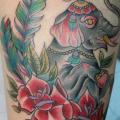 tatuaje Brazo Elefante por Pain and Wonder