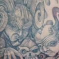 Fantasie Rücken Drachen tattoo von Pattys Artspot