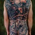 Po Körper Skeleton tattoo von Plurabella Tattoo