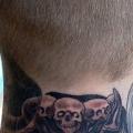 Neck Demon tattoo by Plurabella Tattoo