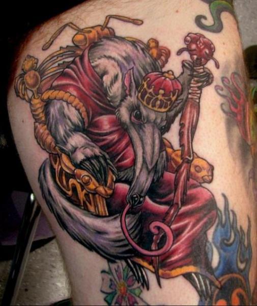 Tatuaje Fantasy Muslo por Proton Tattoo