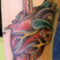 Arm Herz Knochen tattoo von Revolver Tattoo