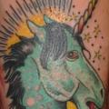tatuaje Brazo Fantasy Unicornio por Saints and Sinners Ink