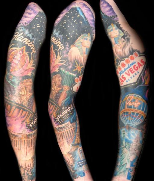 Arm Las Vegas Tattoo by Club Tattoo