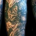 Arm Realistische Affe tattoo von Club Tattoo