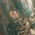 tatuaje Hombro Japoneses Demonio por Tattoo Lous