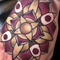 Flower Hand tattoo by Scott Falbo