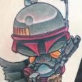 Shoulder Robot tattoo by Dimitri Tattoo