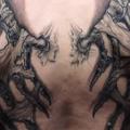 tatuaje Fantasy Espalda Alas por Urban Art Tattoo