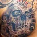tatuaje Pecho Cráneo por Urban Art Tattoo