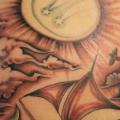 Rücken Landschaft tattoo von Vitality Tattoo