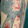 Arm Swallow tattoo by Czi Tattoo Studio