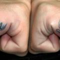 Lettering Hand Fonts tattoo by Czi Tattoo Studio