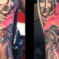 Arm Buddha Elefant tattoo von Samed Ink Tattoos