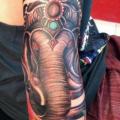 tatuaje Brazo Elefante por Samed Ink Tattoos