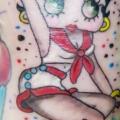 tatuaż Betty Boop przez Bubblegum Art