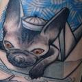 tatuaje Fantasy Perro por Bubblegum Art