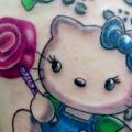 tatuaje Hombro Hello Kitty por Bubblegum Art