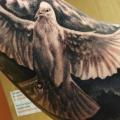 Arm Realistic Swallow tattoo by Andys Tattoo