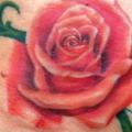 tatuaje Realista Flor por Andys Tattoo