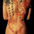 tatuaje Japoneses Espalda Fénix por Tatist Tattoo