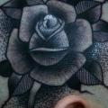 Flower Head tattoo by Tattoo Korea