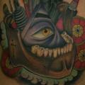Side Skull God tattoo by Tattoo Korea