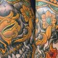 Schulter Totenkopf tattoo von Andys Body Electric