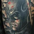 tatuaje Brazo Fantasy Batman por Inkholic Tattoo