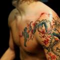 tatuaje Brazo Árbol por Tattoo Temple
