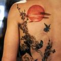 tatuaggio Fianco Schiena Paesaggio di Tattoo Temple