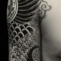 tatuaje Hombro por Tattoo Temple