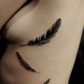 Feather Side tattoo by Tattoo Temple