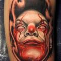 Arm Fantasie Clown tattoo von Khan Tattoo