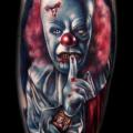 Arm Fantasie Clown tattoo von Khan Tattoo