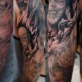 Sleeve tattoo by Khan Tattoo